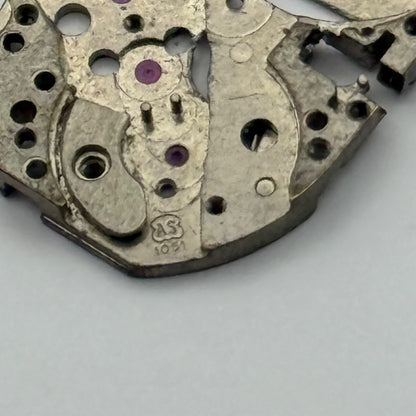 AS 1051 Watch Movement Main Plate Manual Wind Vintage Swiss Parts Repair 12.9mm