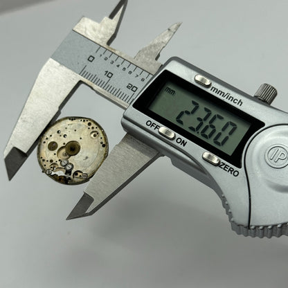 23.6mm Men's Unidentified Antique Cylinder Swiss Manual Wind Watch Movement PART