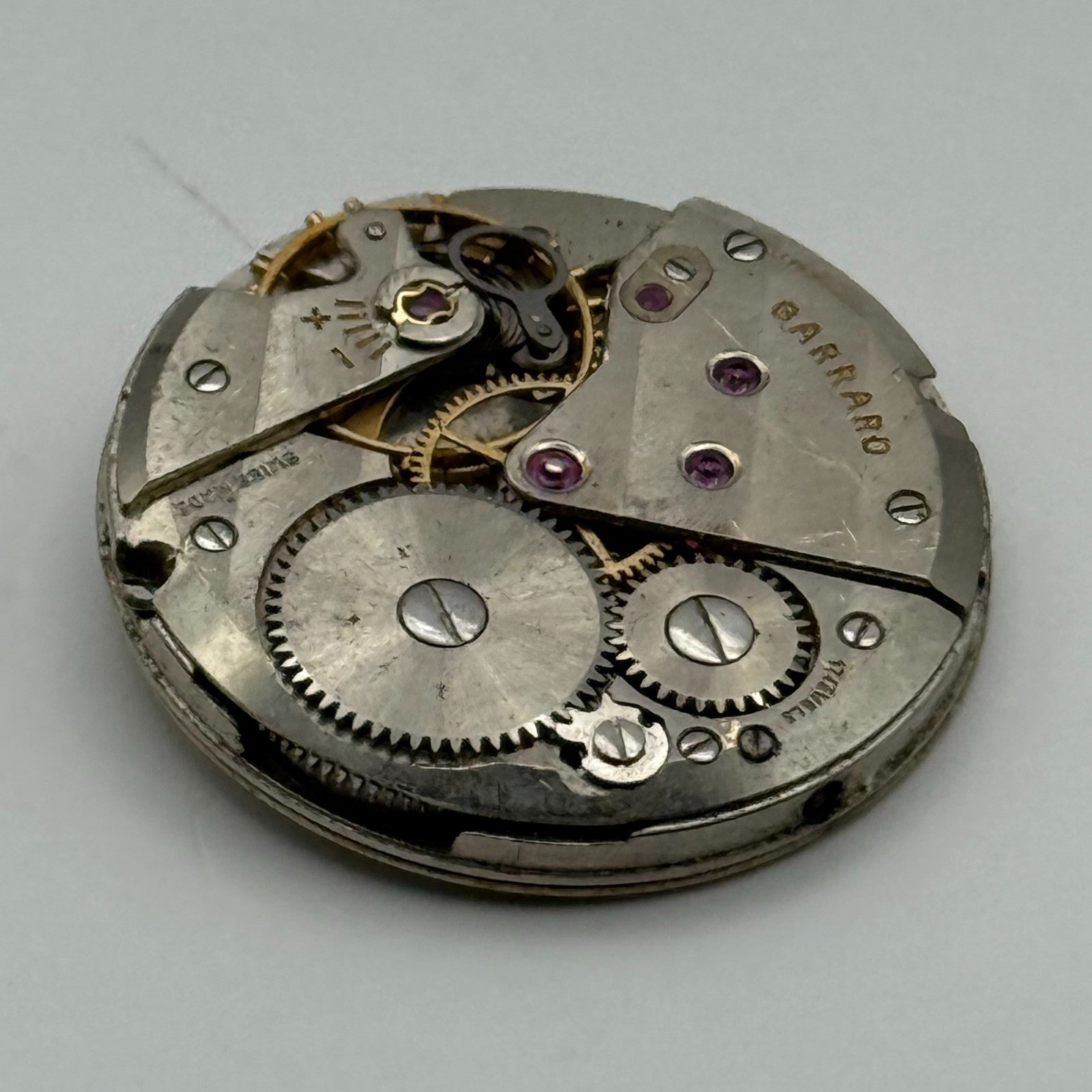 ETA 1120 Watch Movement Garrard Manual Wind Vintage Swiss Parts Repair 27mm