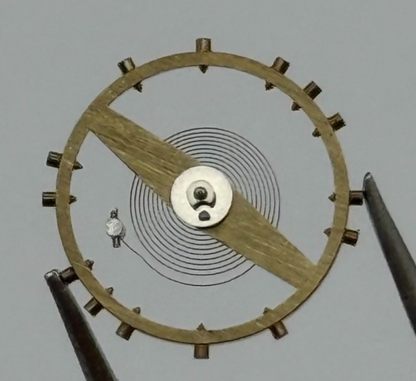 AS 1700-3 Balance Wheel Complete And Spring  1165 M Watch Movement Parts NOS