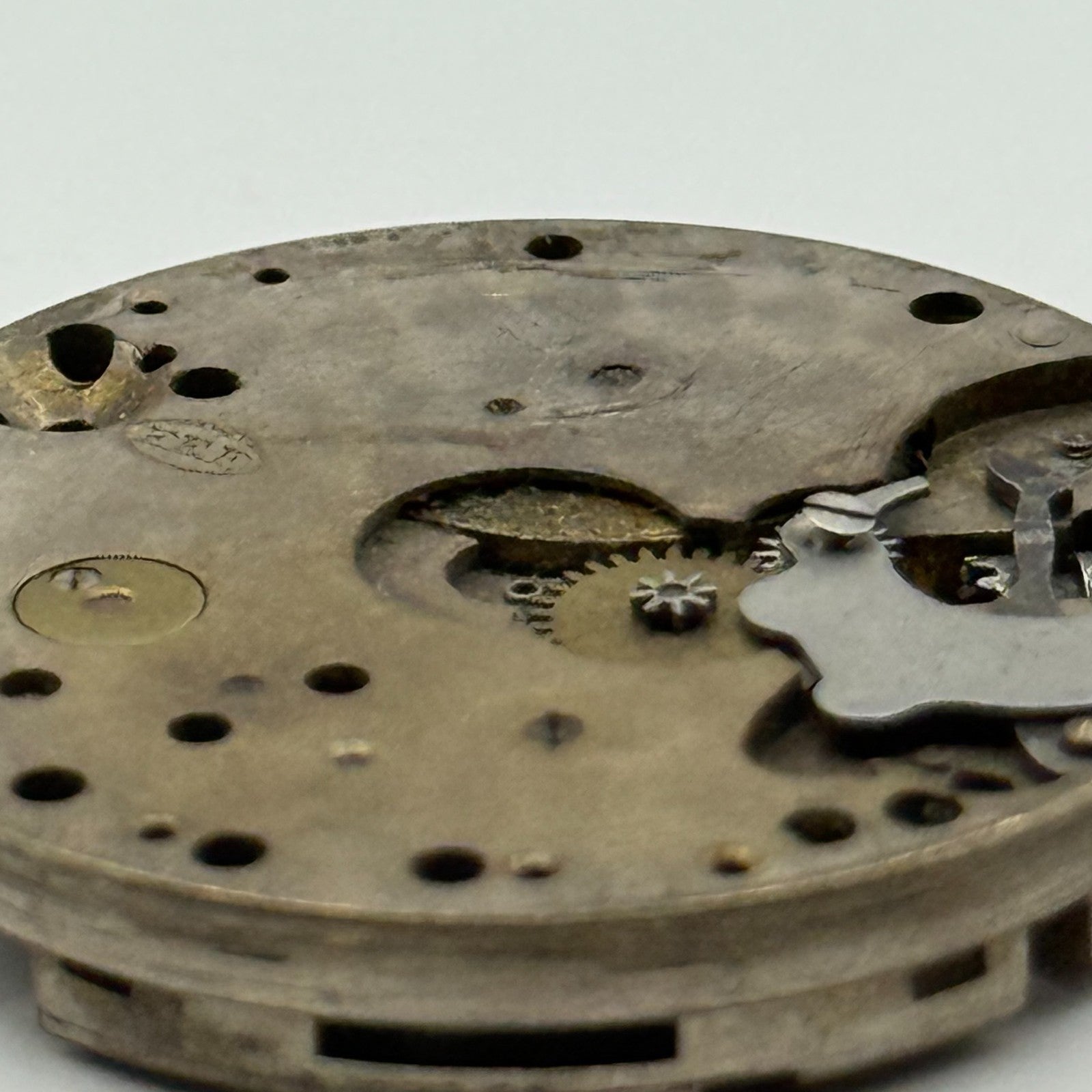 FEF Trench 15 Jewels Watch Movement Manual Wind Vintage Parts Repair 29.5mm