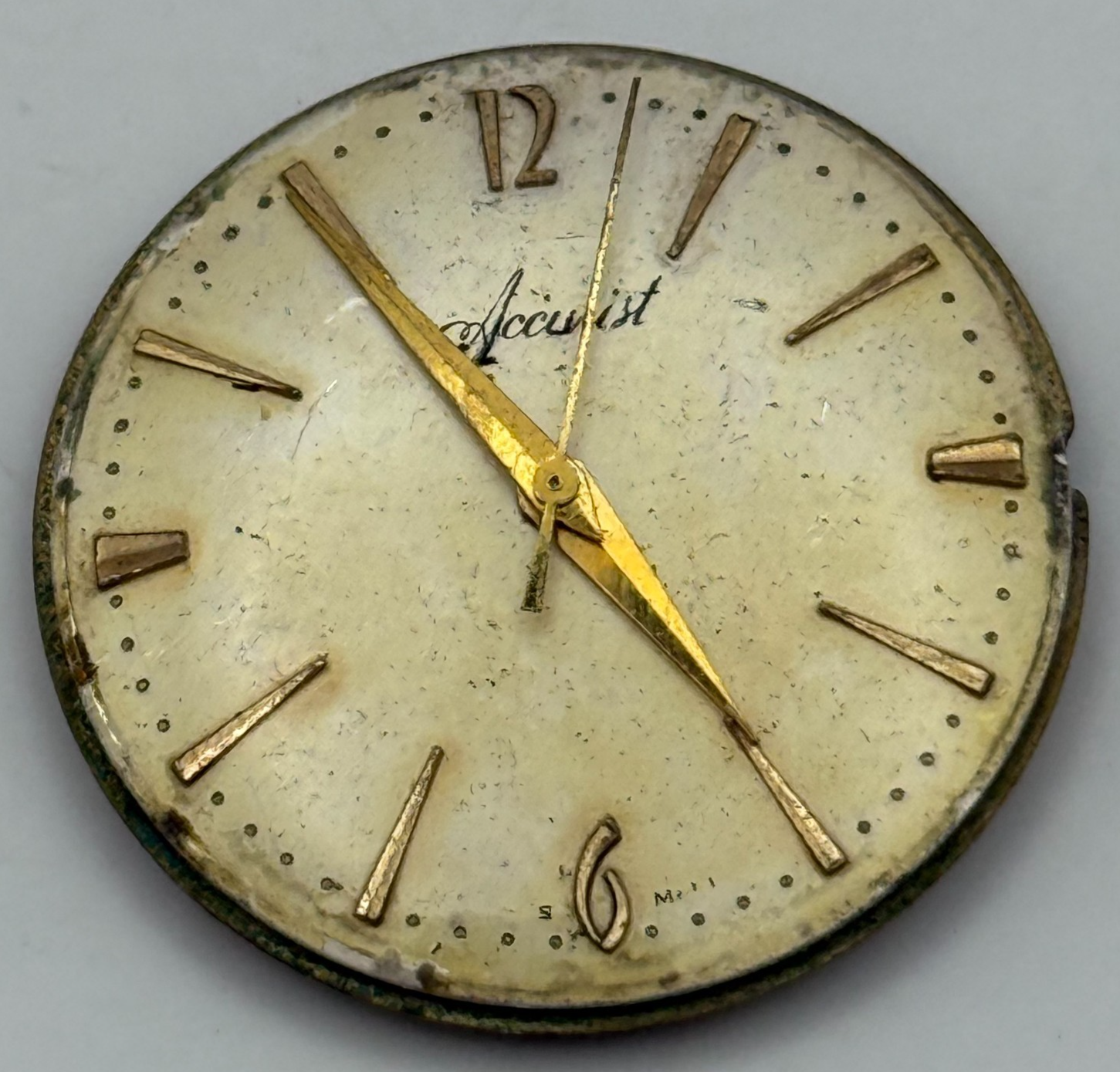 Accurist ETA 2390 Watch Movement Manual Wind Vintage Swiss Parts Repair 29.7mm