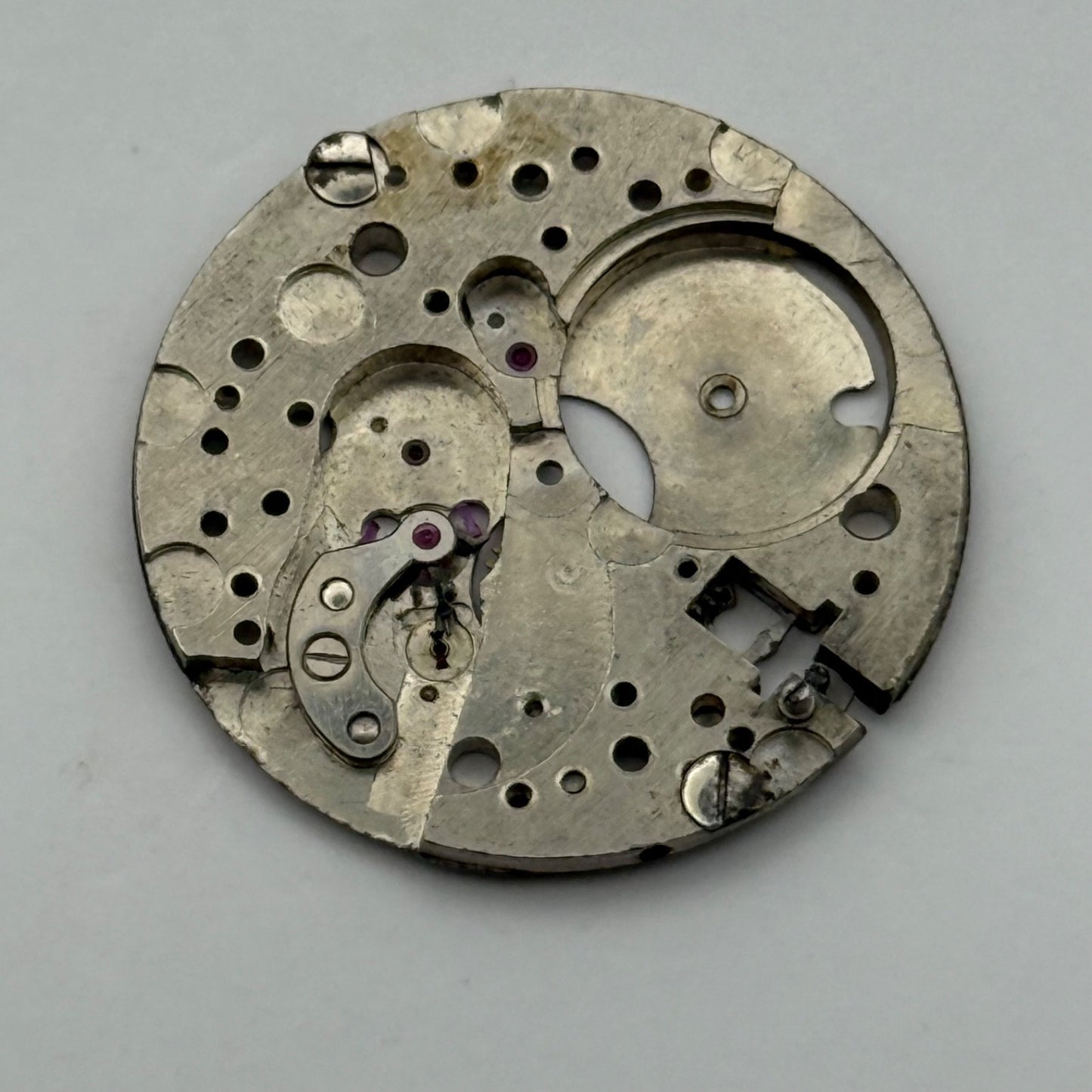 AS 1187/1194 Watch Movement Main Plate Manual Wind Vintage Swiss Parts 25.9mm