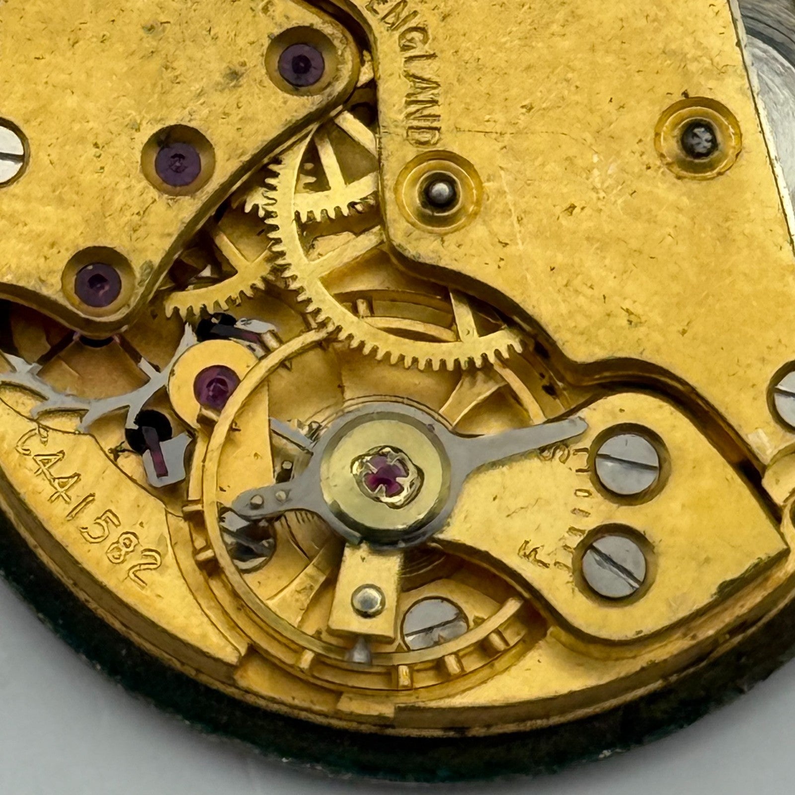 Smiths De Luxe 15 Jewels Shockproof Watch Movement Manual Wind Parts 26.8mm