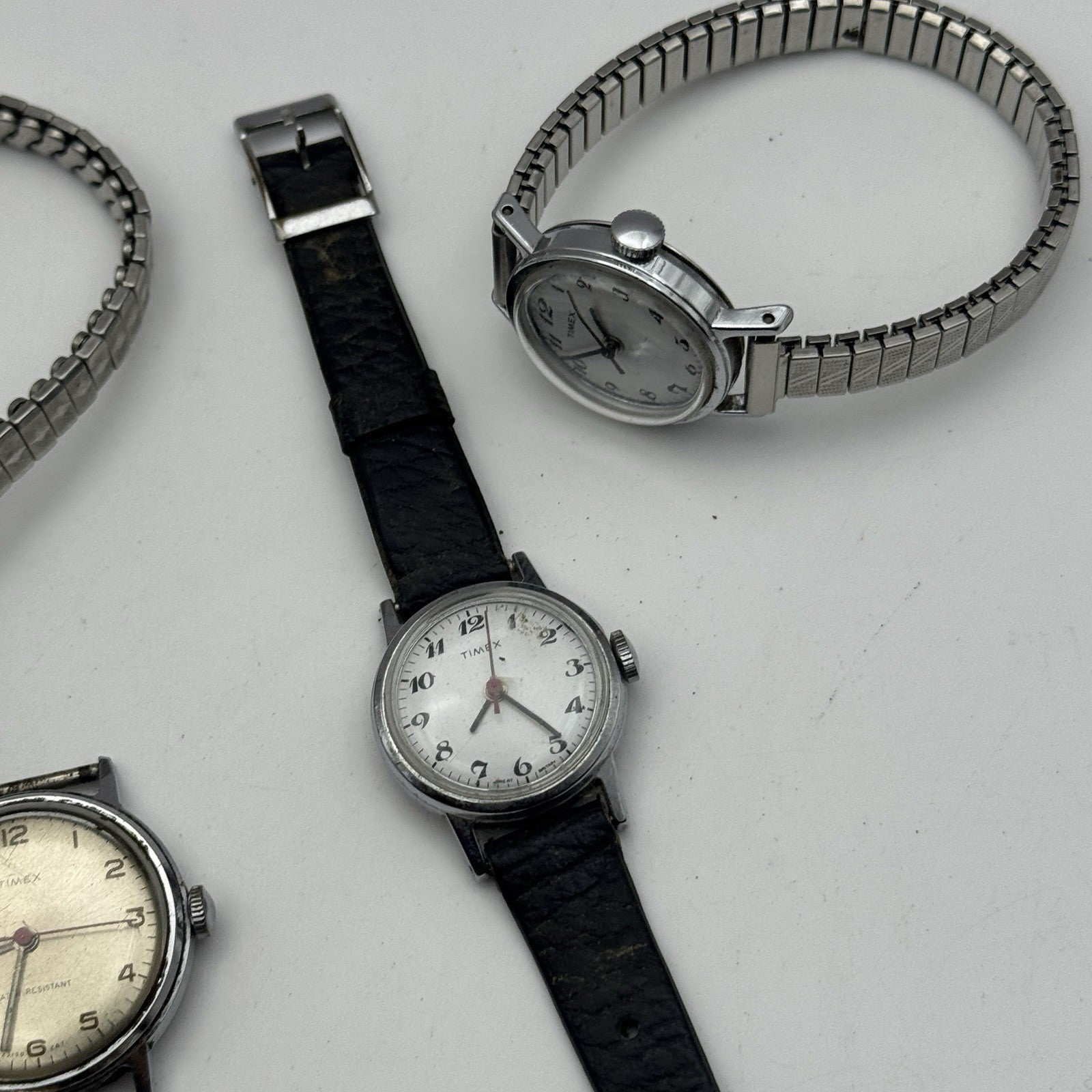 Bundle Of 12 Vintage Timex UK Watches Mechanical Wind Up Job Lot Parts Repair