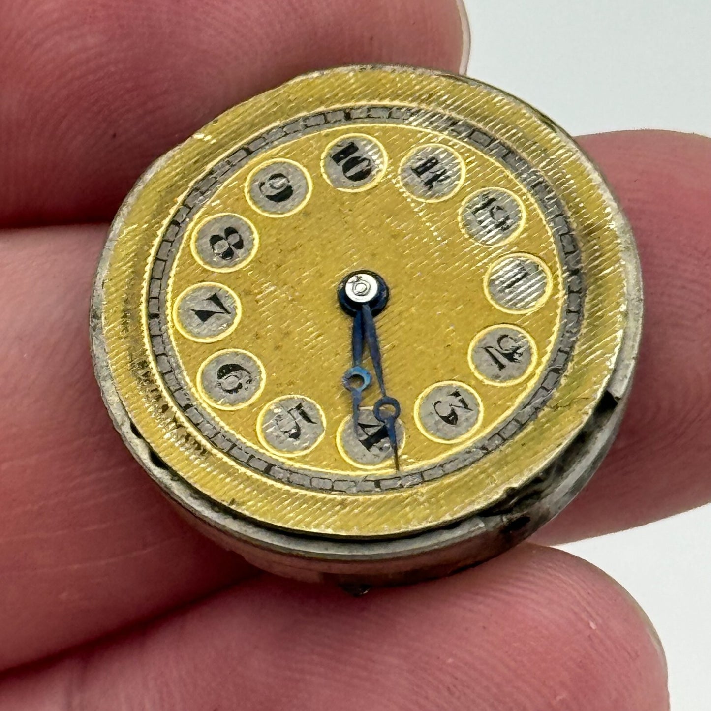 23.6mm Buren A Grand Prix 10 1/2N Manual Wind Swiss Watch Movement PARTS SPARES