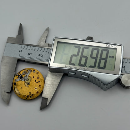 Smiths De Luxe 60464e Cal 85 Watch Movement Manual Wind Vintage Parts 26.9mm