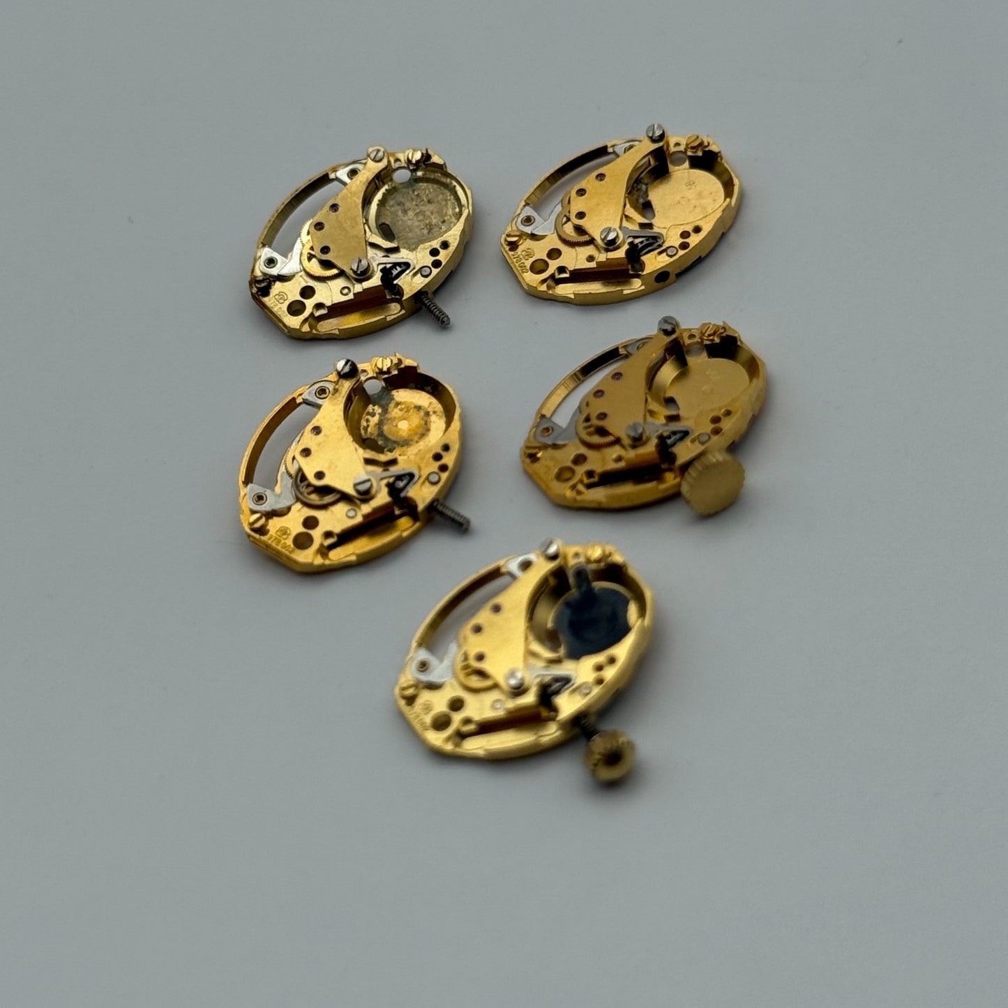 ETA ESA 978.002 x5 Quartz Watch Movement Incomplete Swiss Ladies Parts Repair