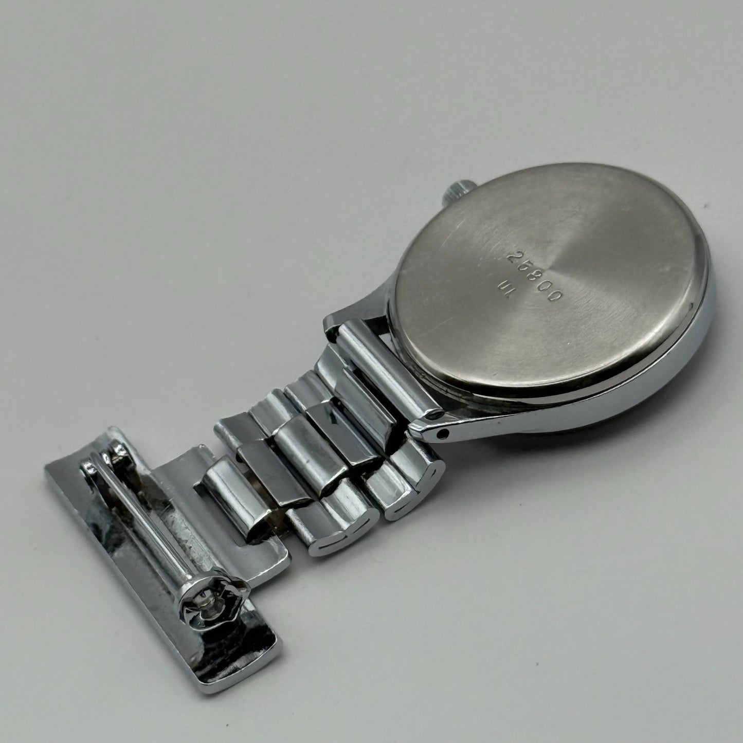 Ingersoll Nurses Fob Quartz Watch White Dial Silver Tone Japan Working 26mm