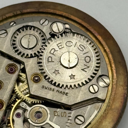 Mappin & Webb Precision Watch Movement Manual Wind Vintage Parts Repair 29.6mm