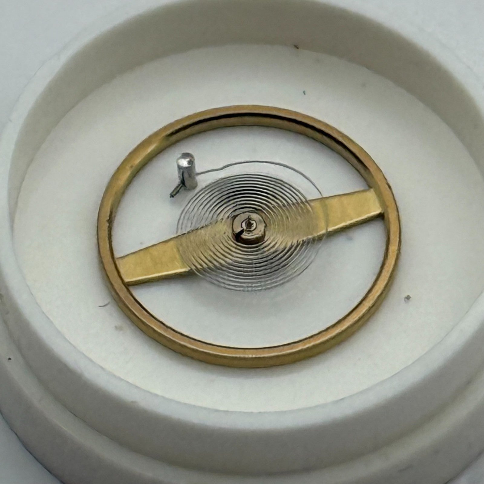 ST 1800 1805 Balance Wheel Complete And Spring Ord + Inca 1508 M Watch Parts NOS