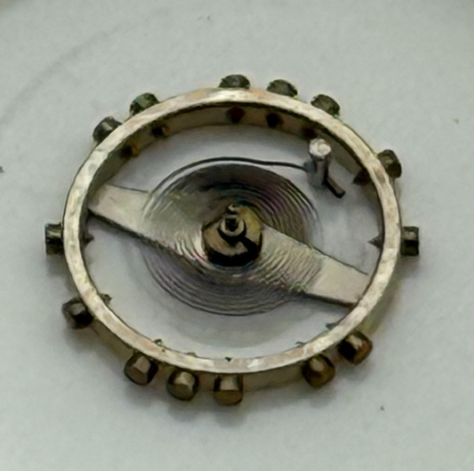 AS 976 1012 Balance Wheel Complete And Spring  29 M Watch Movement Parts NOS