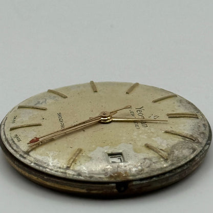ETA 2409 Date Watch Movement Yeoman Lever Manual Wind Vintage Parts 29.7mm