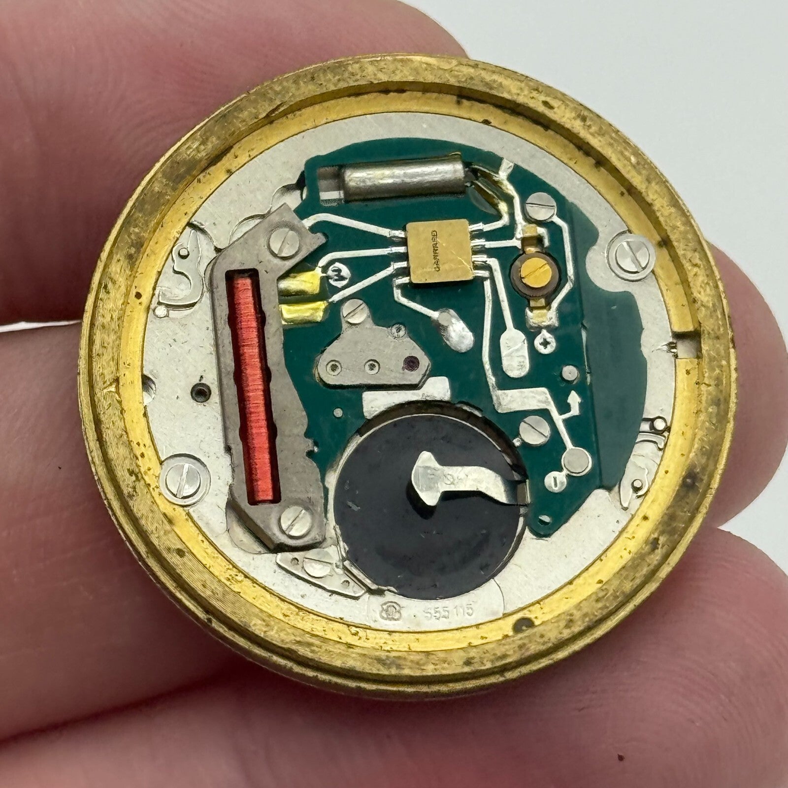 31.5mm Men’s Garrard ETA 555.115 Quartz Watch Movement Vintage PARTS SPARES