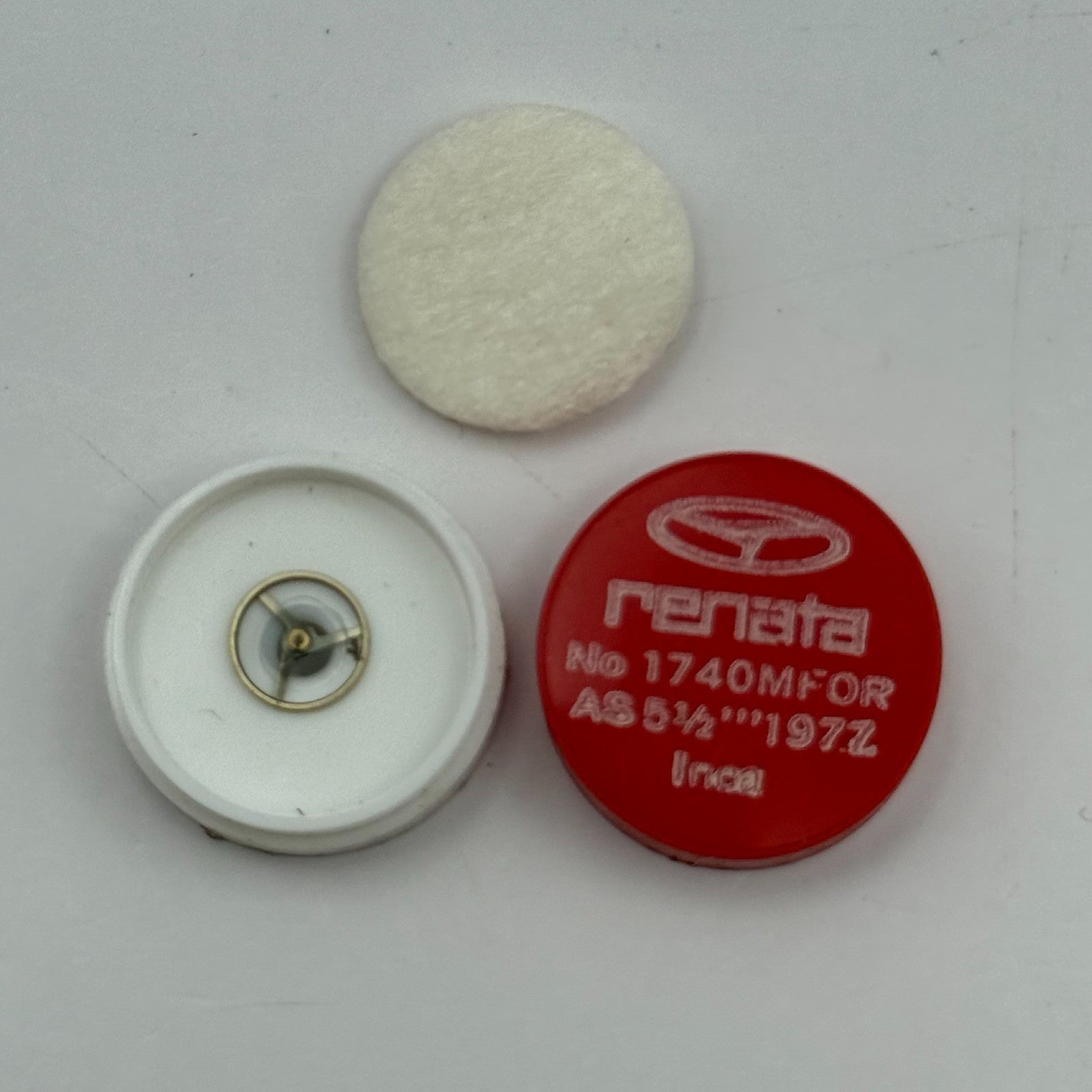 AS 1977 Balance Wheel Complete And Spring 5½’’’ 1740 M Watch Movement Parts 