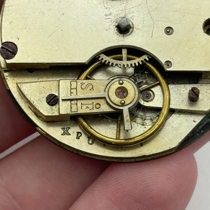 43mm XPU Antique Key Wound Roman Numerals Dial Pocket Watch Movement PARTS SPARE