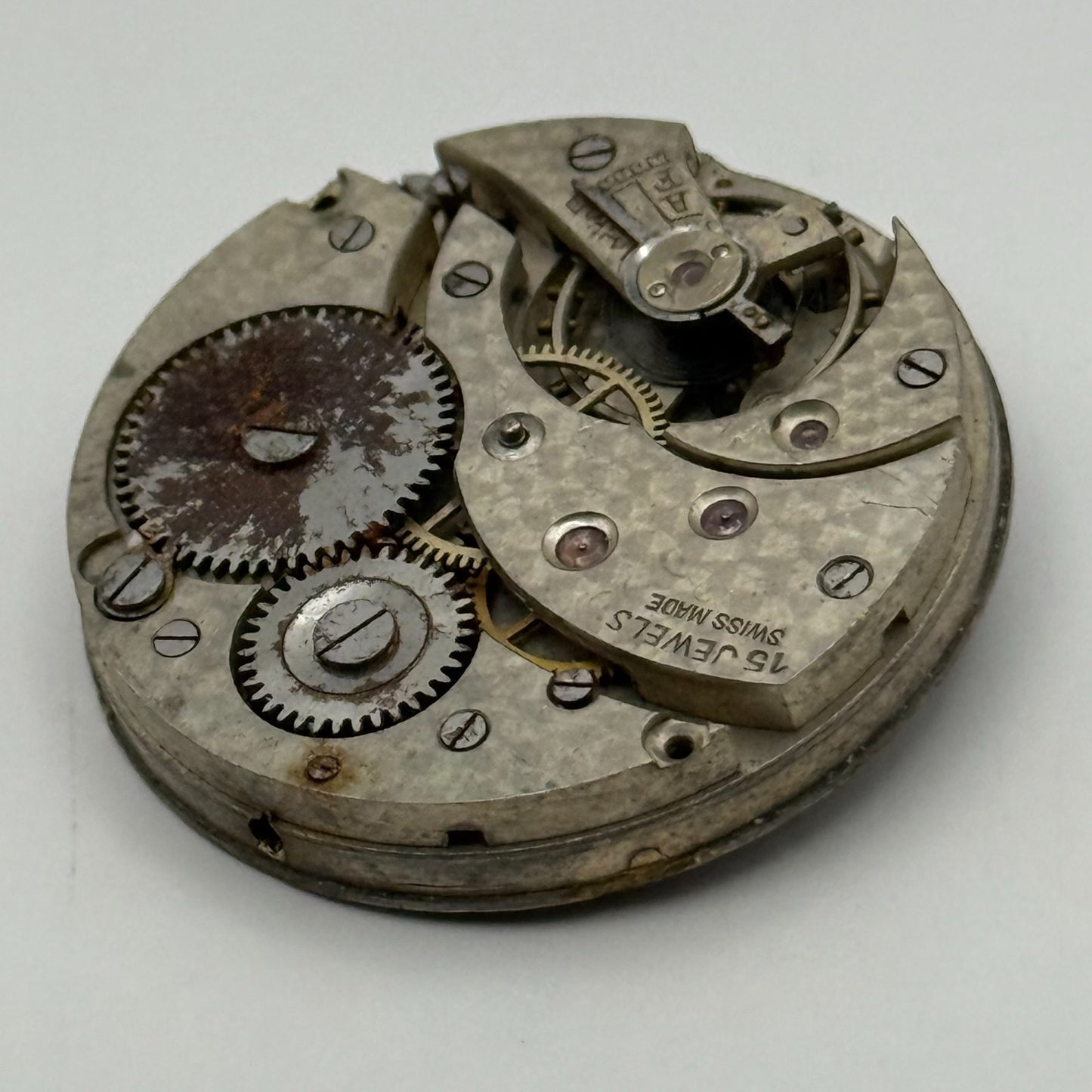 Patent 51482 Watch Movement Manual Wind Vintage Swiss Parts Repair 29.4mm