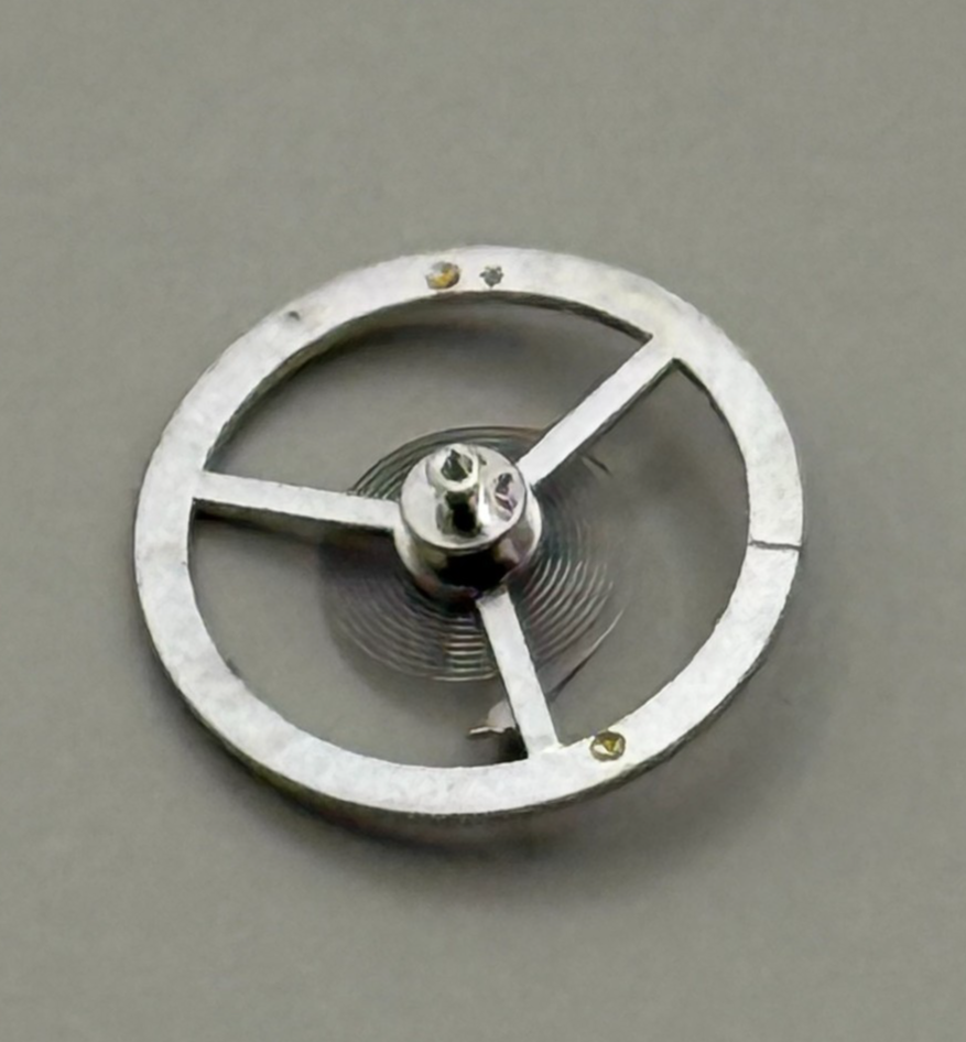 EB 1197 Balance Wheel Complete And Spring 10½’’’ 109 M Watch Movement Parts NOS