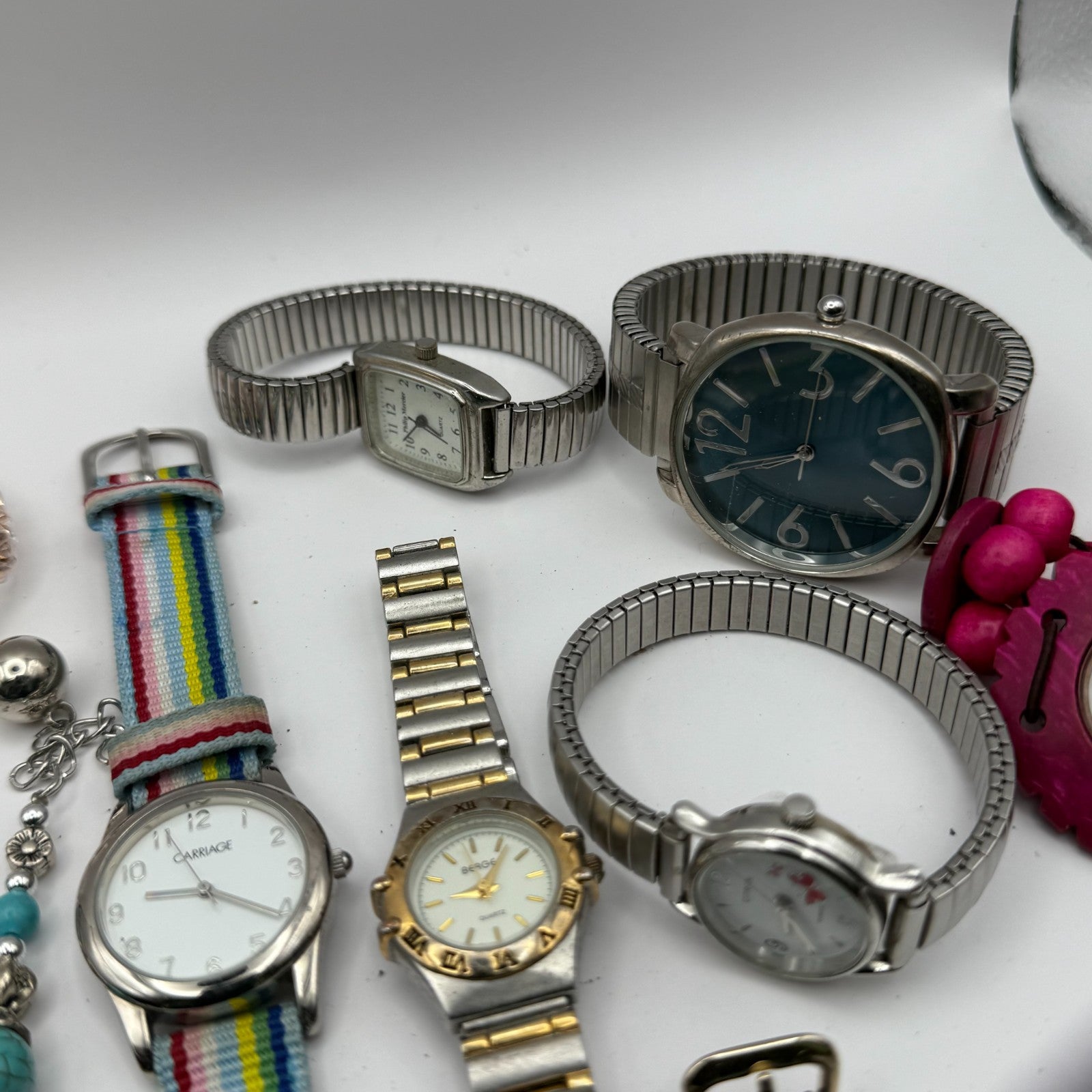 Bundle Of 15 Quartz Watches Job Lot Modern / Vintage Untested Parts / Repair