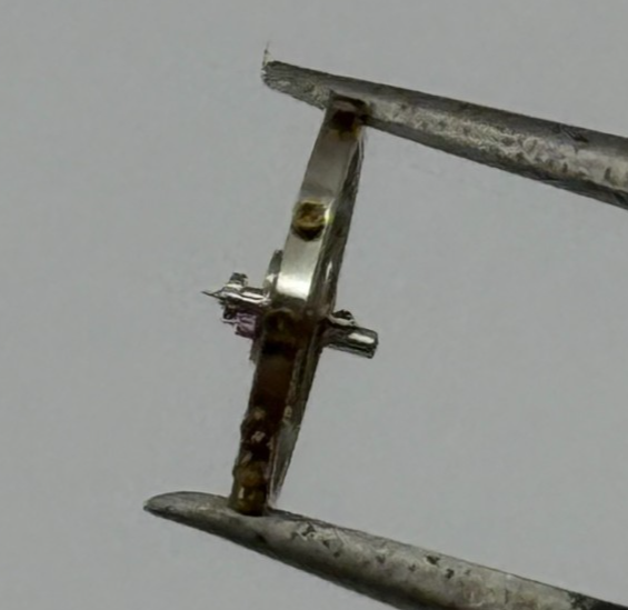 ETA 761 1201 Balance Wheel Complete And Spring 145 M Watch Movement Parts NOS