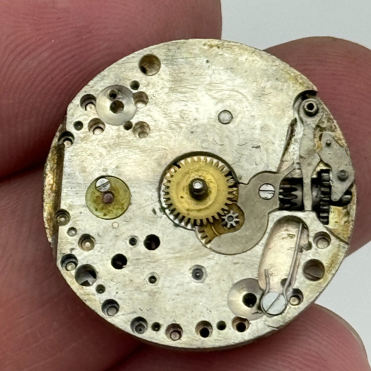 23.6mm Dominex Balance Ok 15 Jewels Swiss 2 Adj Manual Wind Watch Movement PARTS