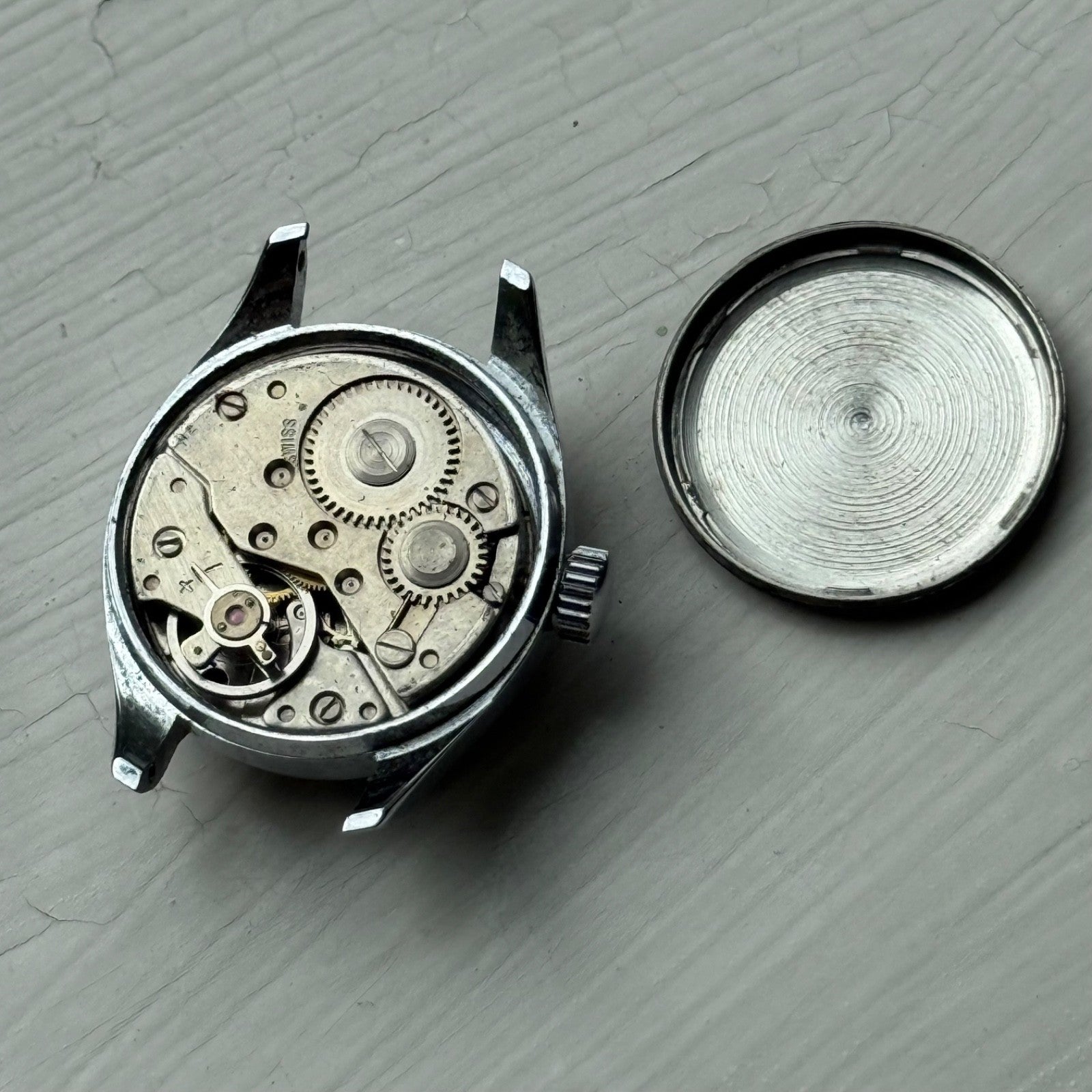 23mm Vintage Sepo De Luxe Antimagnetic Manual Wind Swiss Watch PARTS / REPAIR