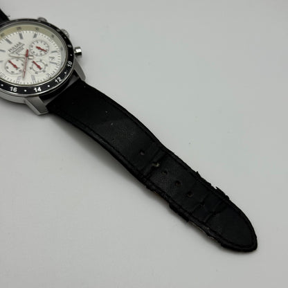 Pulsar Chronograph 100M Watch Men's Quartz VD53-X055 Working 43mm Japan Steel