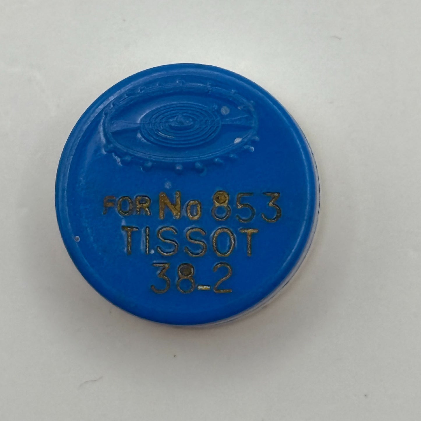 Tissot 38.2 Balance Wheel Complete And Spring 853 Watch Movement Parts NOS 