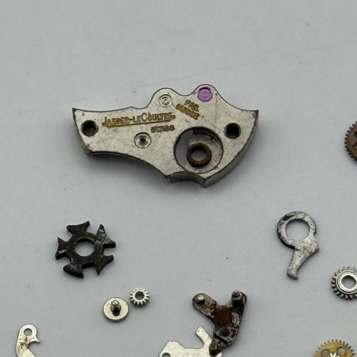 Jaeger Le Coultre 12 Watch Movement x 2 & Spares Vintage Swiss Parts 14.9mm