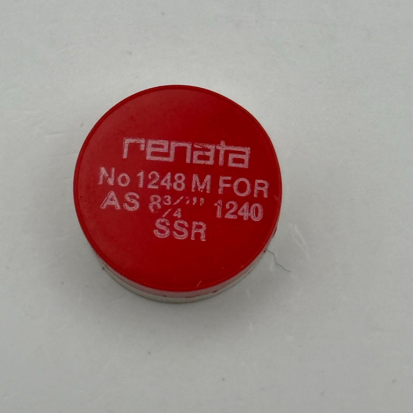 AS 1240 SSR Balance Wheel Complete And Spring 8¾’’’ 1248 M Watch Movement Parts 