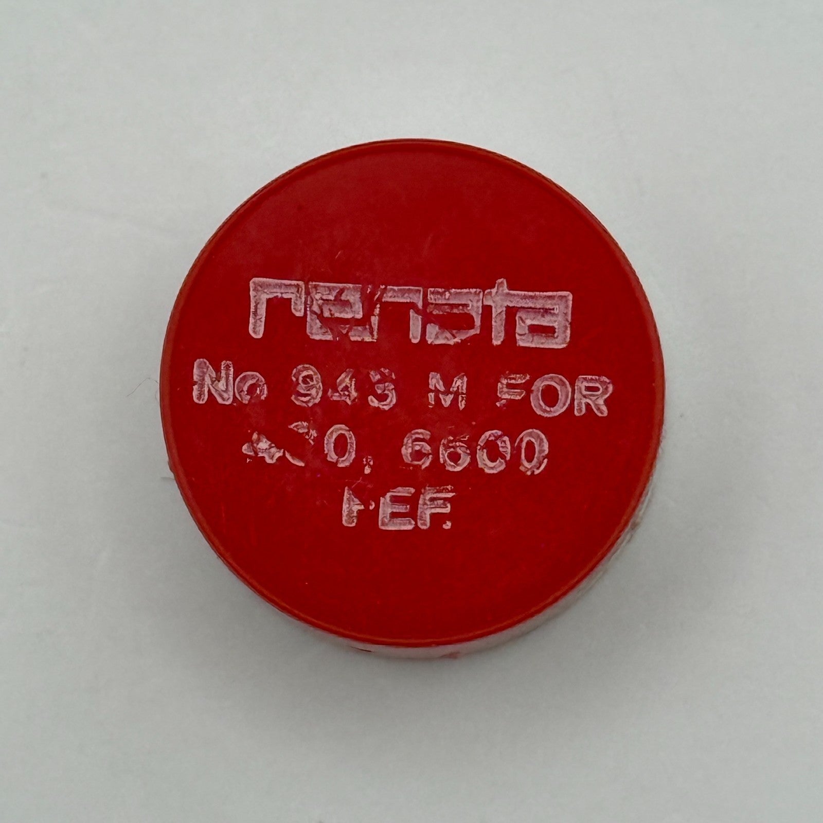 FEF 430 6600 Balance Wheel Complete And Spring 943 M Watch Movement Parts NOS