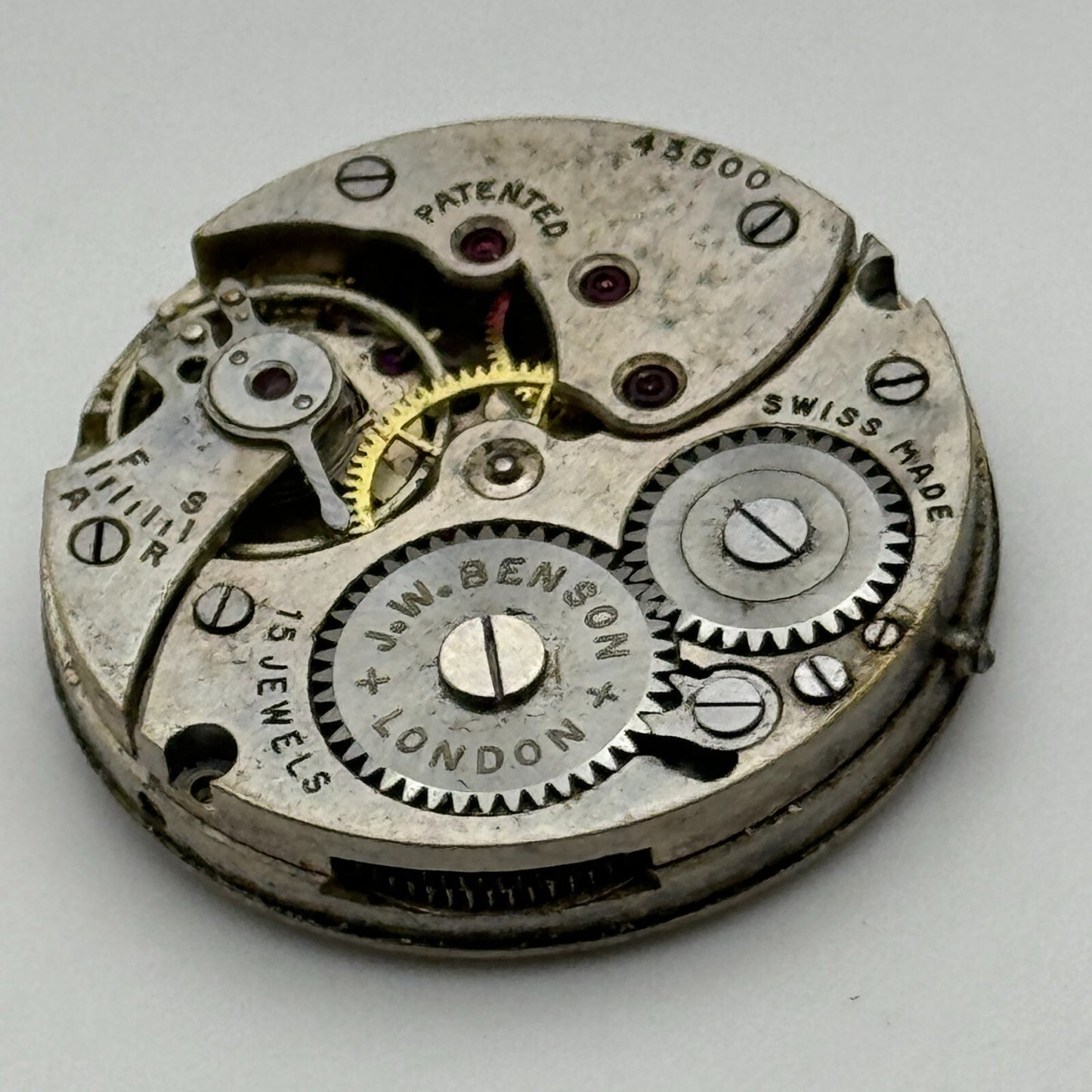 23.6mm Cyma Ref 374a Tavannes J W Benson Manual Wind Swiss Watch Movement PARTS