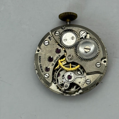 19.7mm Vintage Limit Vertex Revue 78 Balance Ok Watch Movement PARTS REPAIR