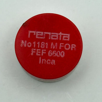 FEF 6600 Balance Wheel Complete And Spring  Inca 1181 M Watch Movement Parts NOS