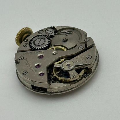 19.7mm Ladies Avia Derby D 40 Manual Wind Watch Movement Swiss Vintage PARTS