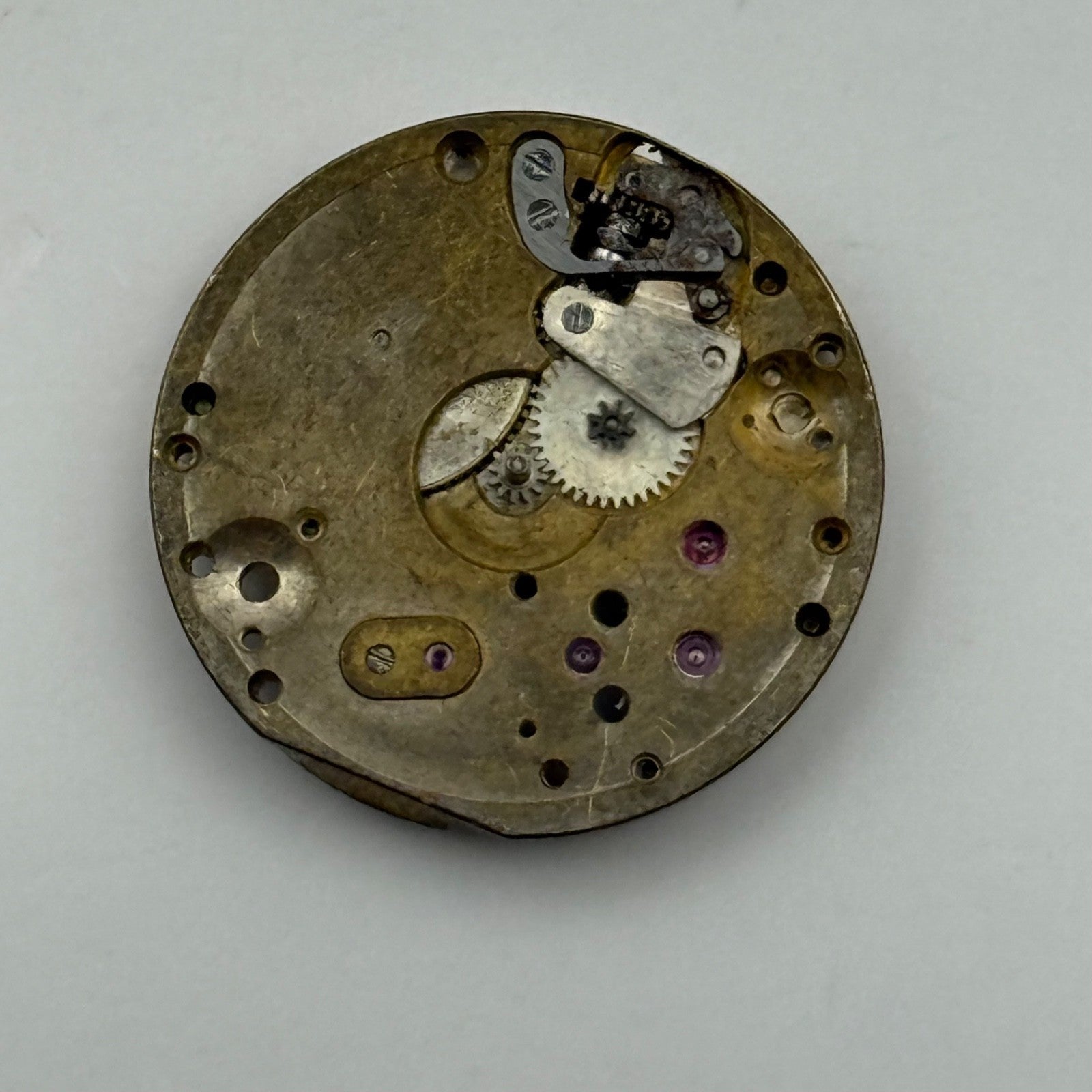 Vertex Revue 42 Watch Movement Manual Vintage Incomplete Parts Repair 19.6mm