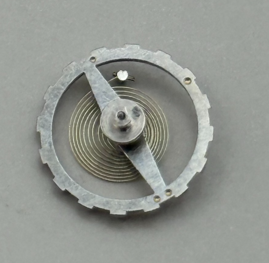 Ebosa 23 Balance Wheel Complete And Spring  11½’’’ 125 Watch Movement Parts NOS