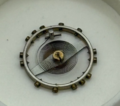 ETA 761 1201 Balance Wheel Complete And Spring  145 M Watch Movement Parts NOS