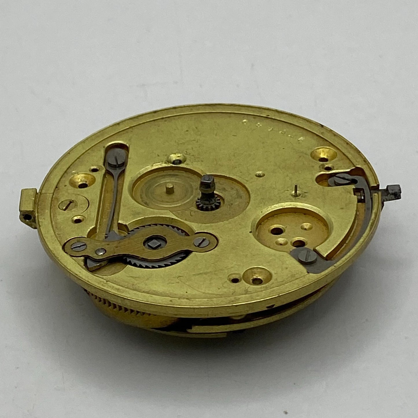 46.4mm Antique Key Wound Pocket Watch Movement PARTS REPAIR SPARES
