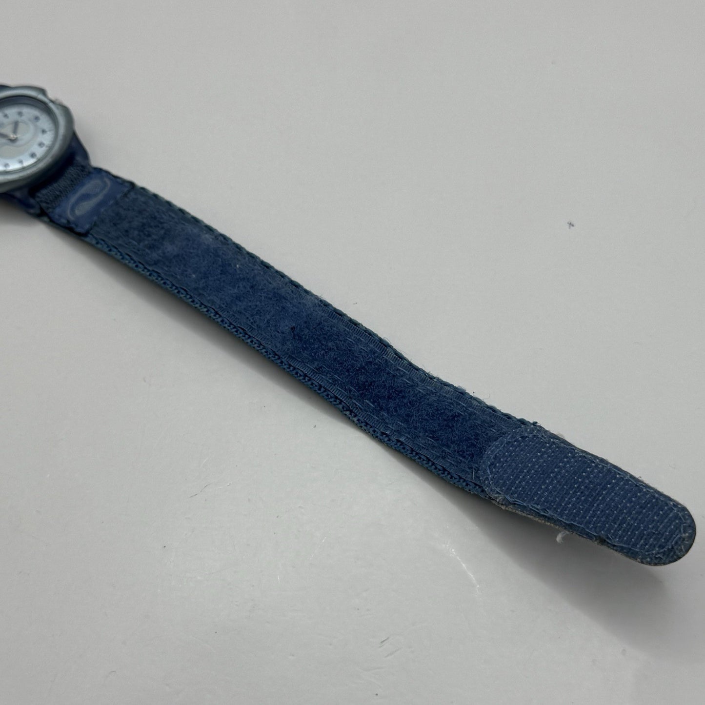 29mm Working Vintage Ladies Timex CR 1216 Blue Dial Strap Quartz Watch