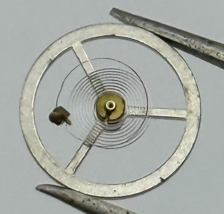 Brac 300 301 Balance Wheel Complete And Spring 1604 Watch Movement Parts 