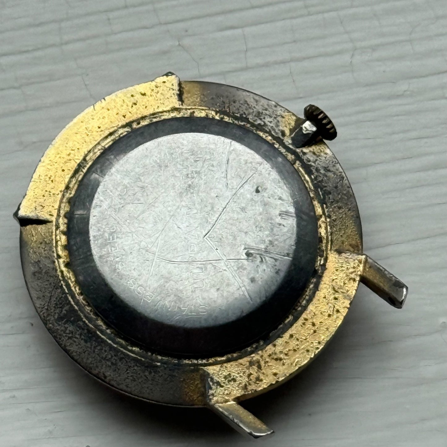 33mm Vintage Fero Feldmann 17 Jewels Extra Flat Manual Wind Watch PARTS / REPAIR