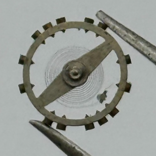AS 976 1012 Balance Wheel Complete And Spring  29 M Watch Movement Parts NOS
