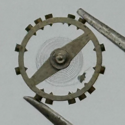 AS 976 1012 Balance Wheel Complete And Spring  29 M Watch Movement Parts NOS