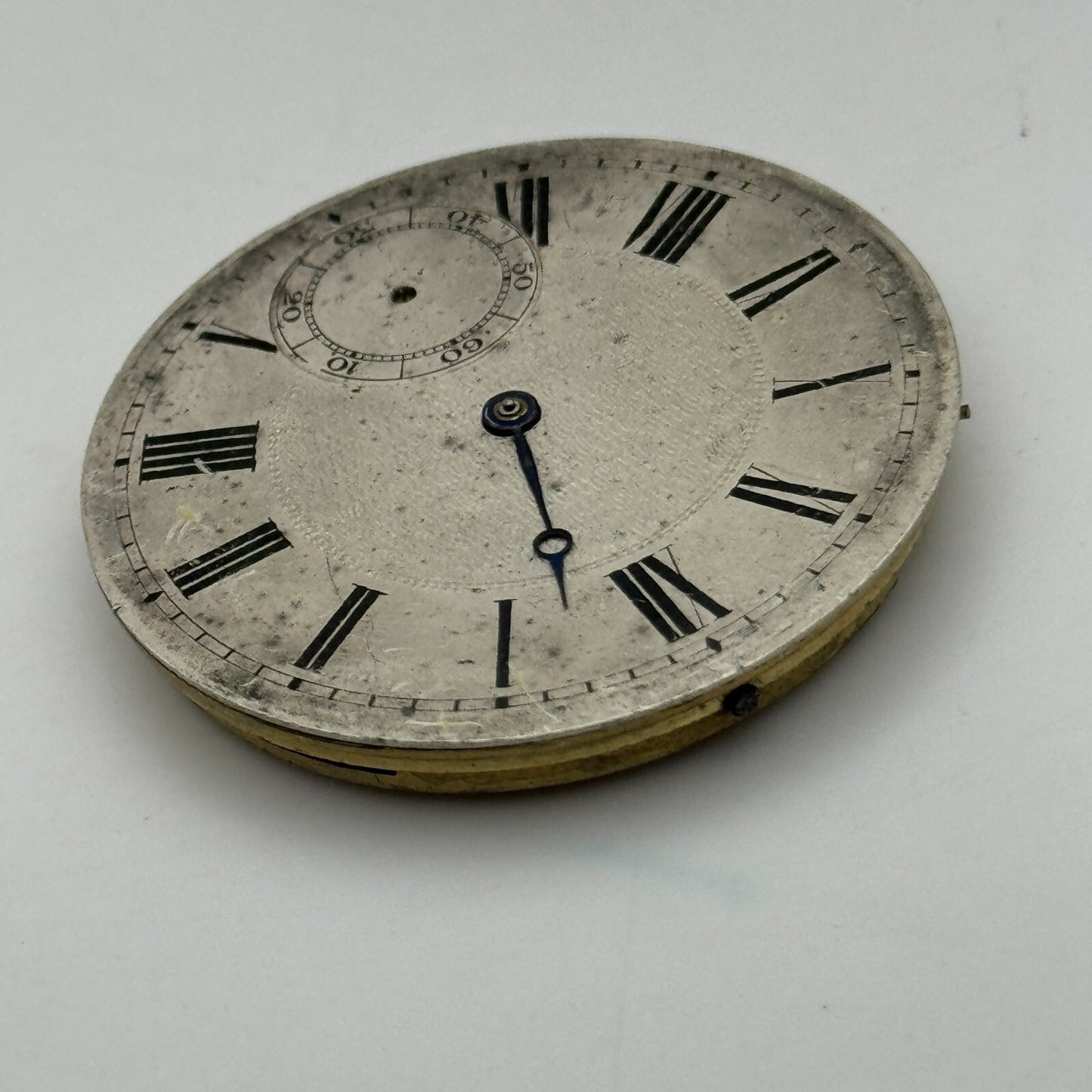 42.1mm Vintage Open Face Swiss Pocket Watch Movement PARTS REPAIR SPARES