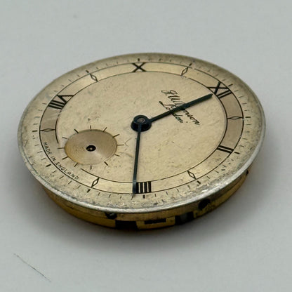 J W Benson Smiths De Luxe 15 Jewels Watch Movement Manual Wind Parts 26.9mm