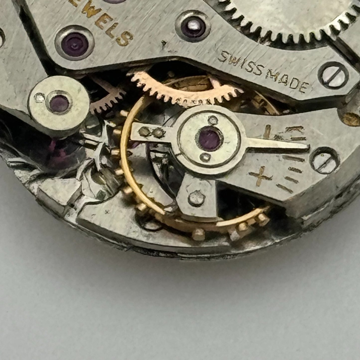 19.6mm Olma Ladies AS 970 Manual Wind Swiss Made 17 Jewels Watch Movement PARTS