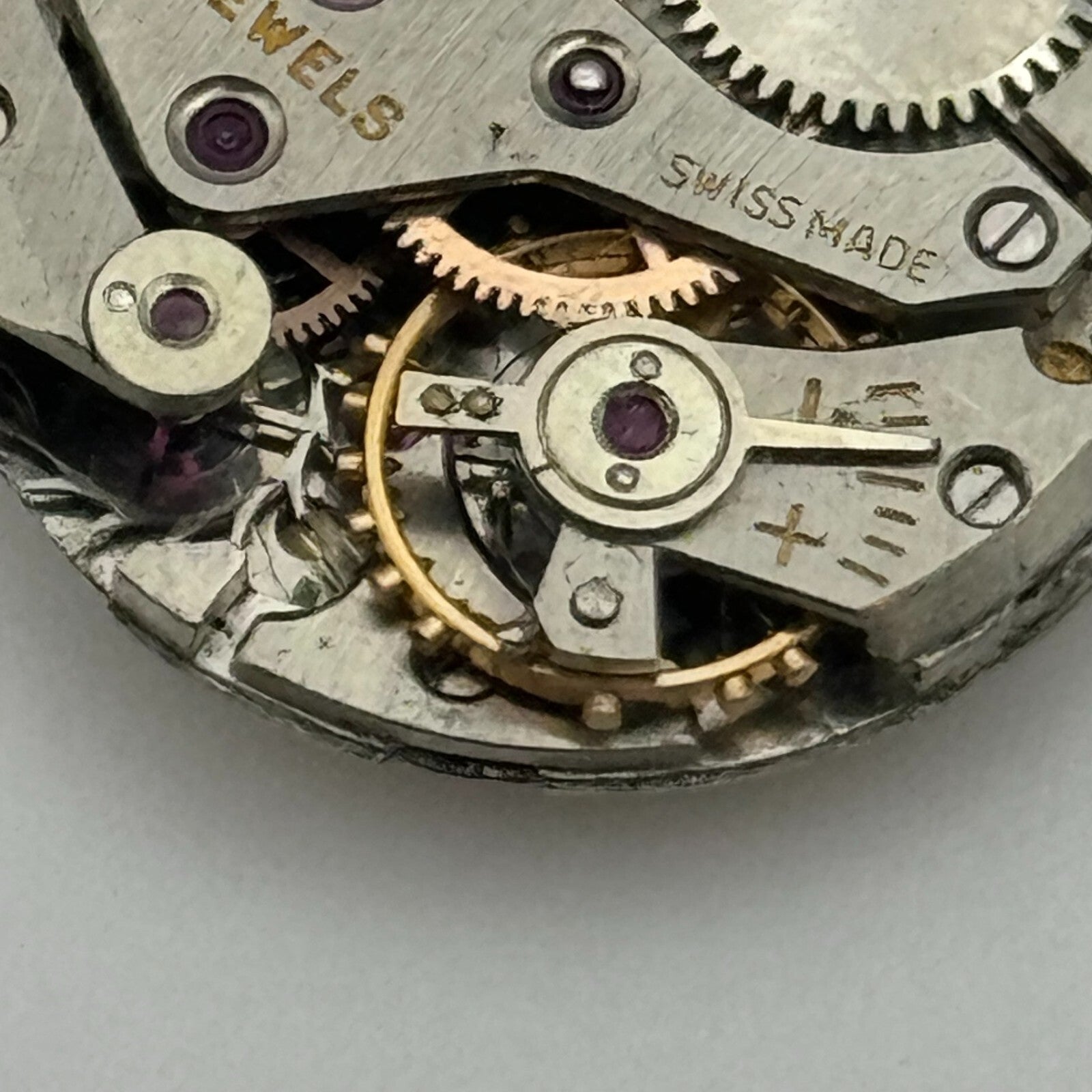 19.6mm Olma Ladies AS 970 Manual Wind Swiss Made 17 Jewels Watch Movement PARTS