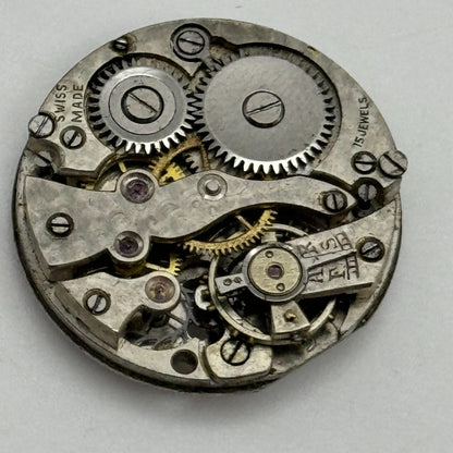 23.8mm Enicar AR Balance Intact Manual Wind 15 Jewels Watch Movement PARTS SPARE