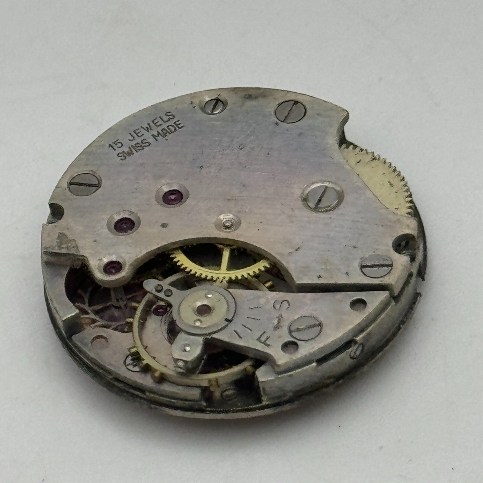 24mm Derrick Arogno A 120 Balance Ok Manual Wind Swiss Watch Movement PARTS